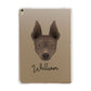 American Hairless Terrier Personalised Apple iPad Gold Case