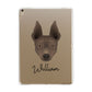 American Hairless Terrier Personalised Apple iPad Gold Case
