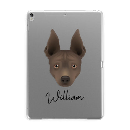 American Hairless Terrier Personalised Apple iPad Silver Case