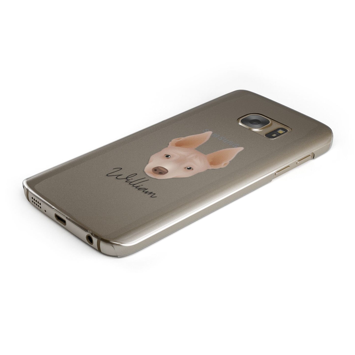 American Hairless Terrier Personalised Samsung Galaxy Case Bottom Cutout
