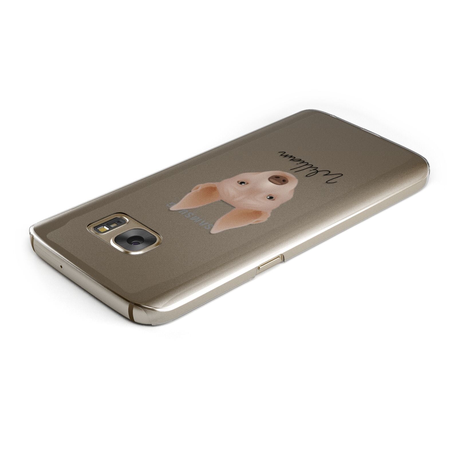 American Hairless Terrier Personalised Samsung Galaxy Case Top Cutout