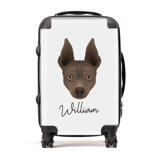 American Hairless Terrier Personalised Suitcase