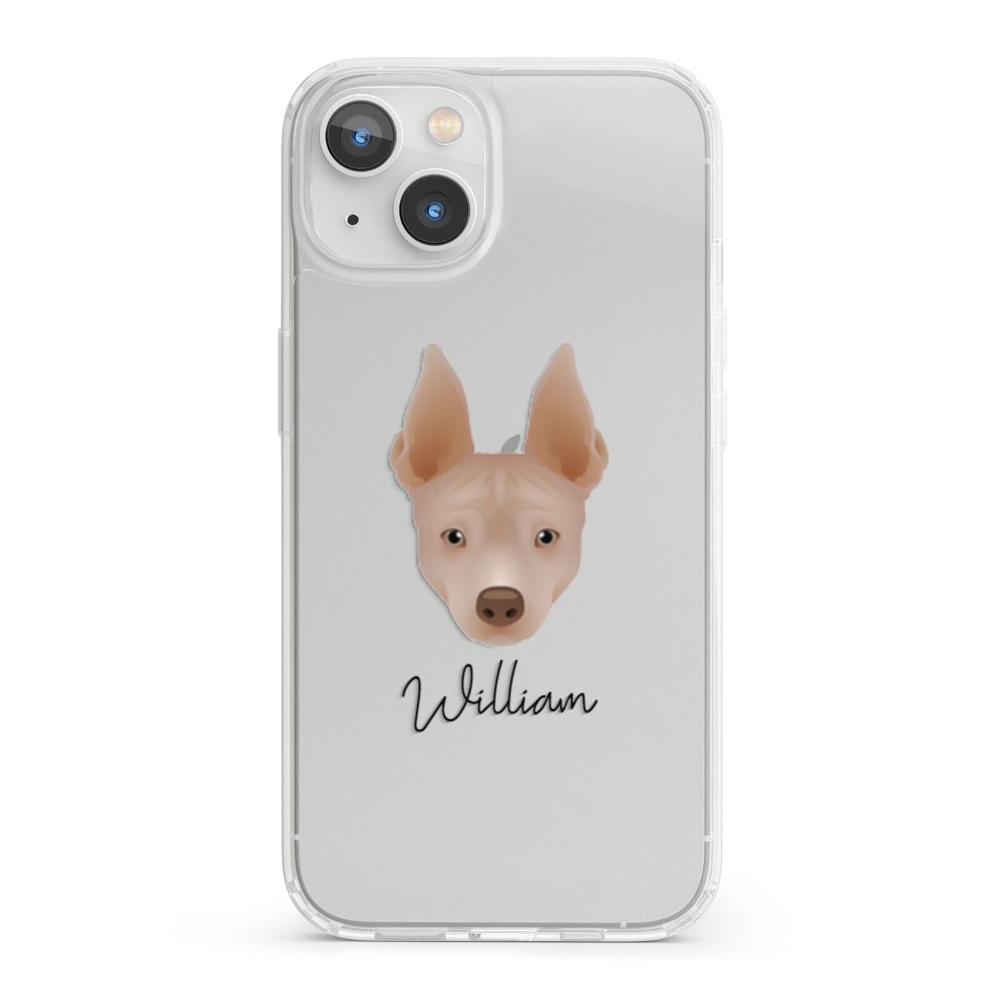American Hairless Terrier Personalised iPhone 13 Clear Bumper Case