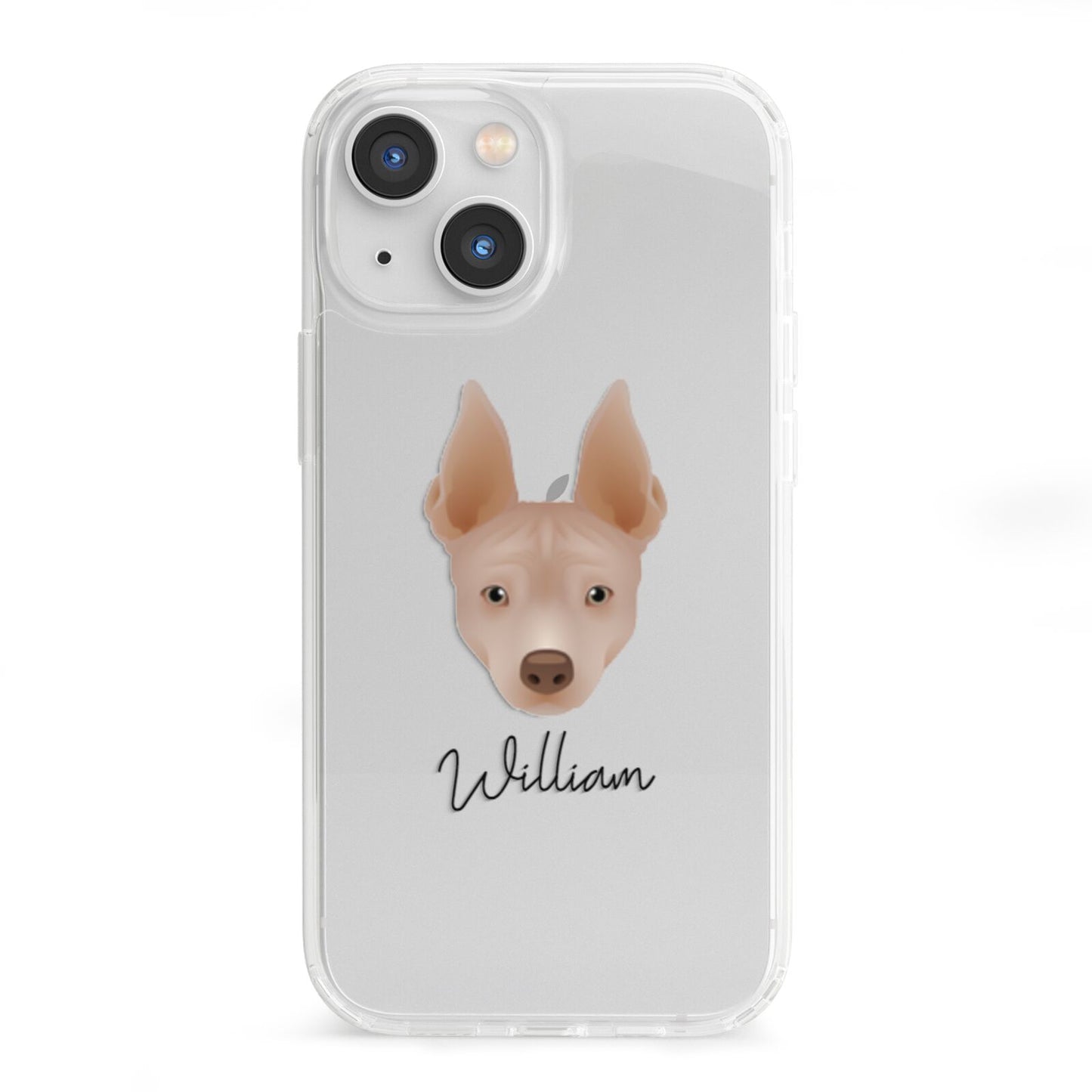 American Hairless Terrier Personalised iPhone 13 Mini Clear Bumper Case