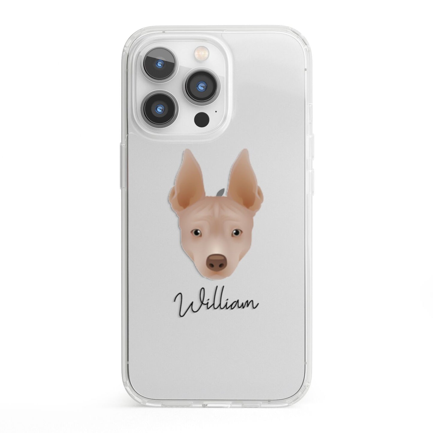 American Hairless Terrier Personalised iPhone 13 Pro Clear Bumper Case