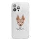 American Hairless Terrier Personalised iPhone 13 Pro Max Clear Bumper Case