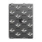 American Leopard Hound Icon with Name Apple iPad Grey Case