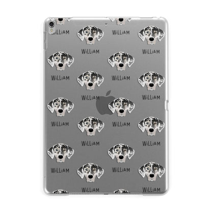 American Leopard Hound Icon with Name Apple iPad Silver Case