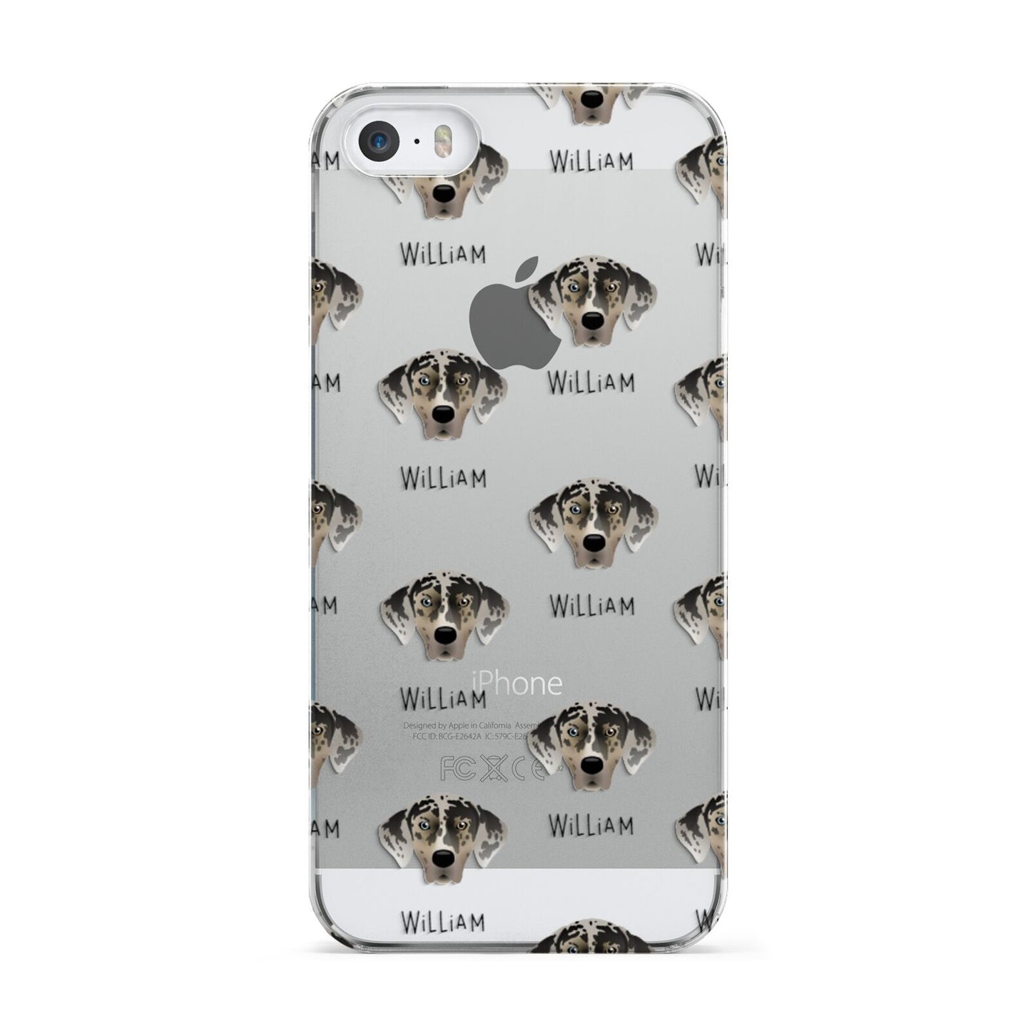 American Leopard Hound Icon with Name Apple iPhone 5 Case
