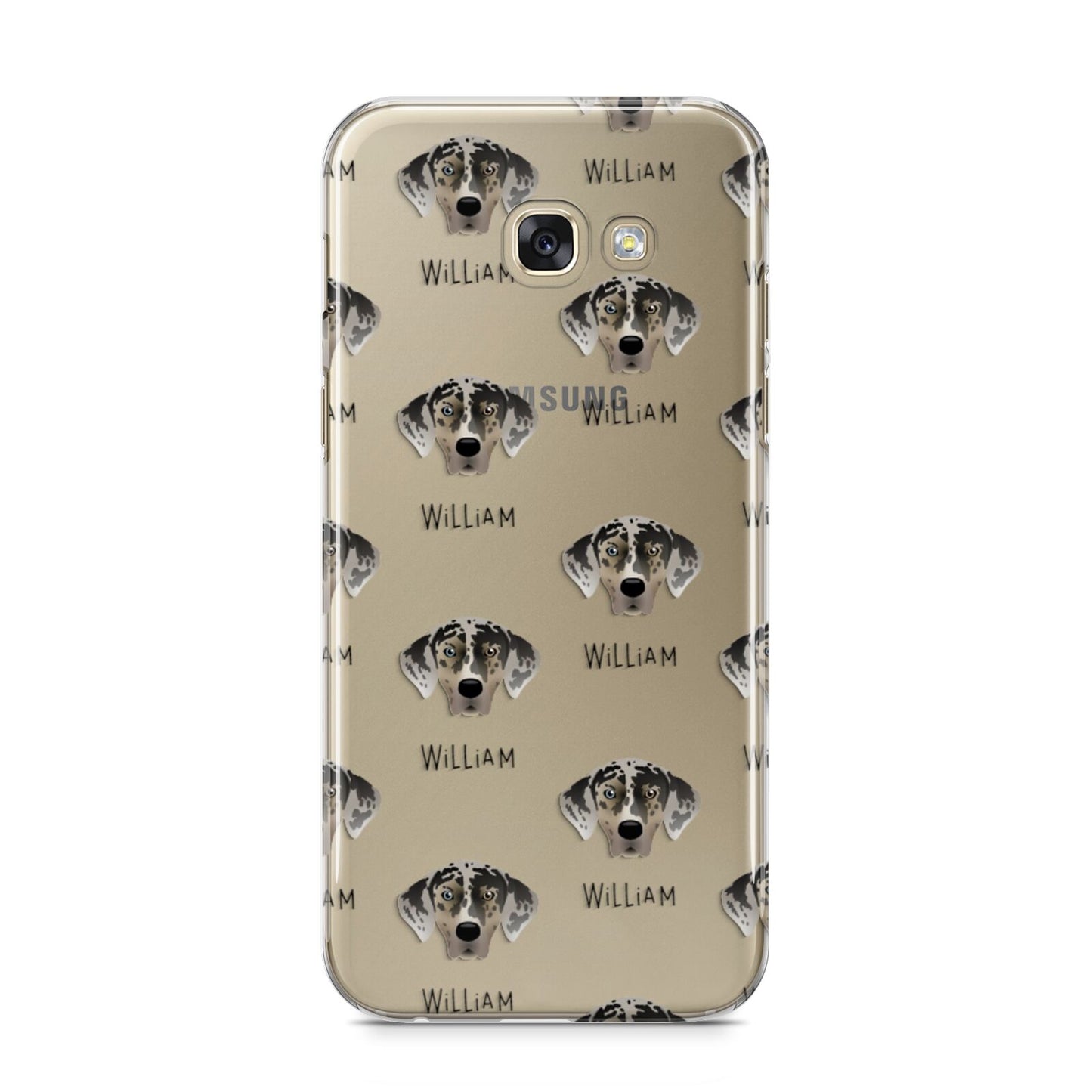 American Leopard Hound Icon with Name Samsung Galaxy A5 2017 Case on gold phone