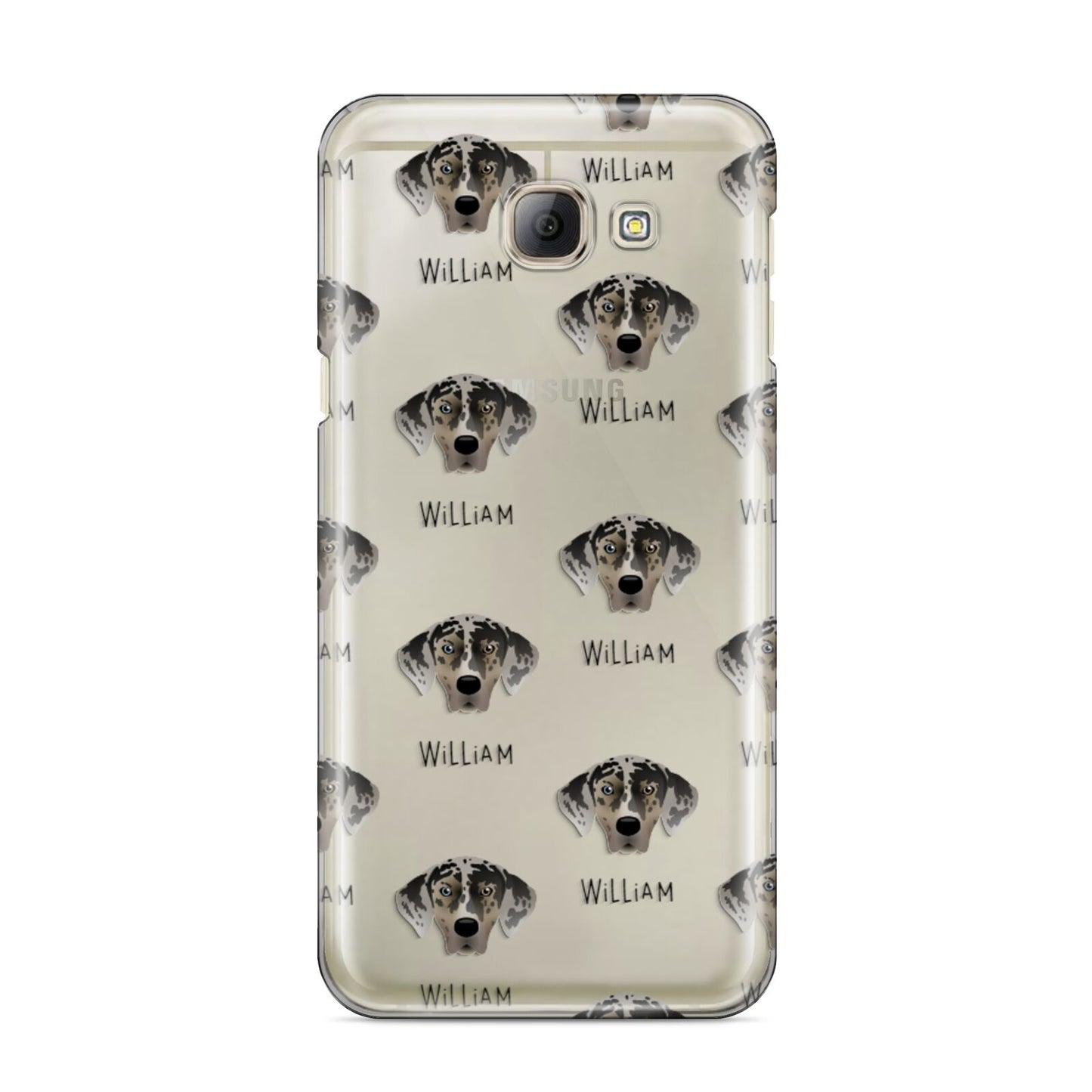 American Leopard Hound Icon with Name Samsung Galaxy A8 2016 Case
