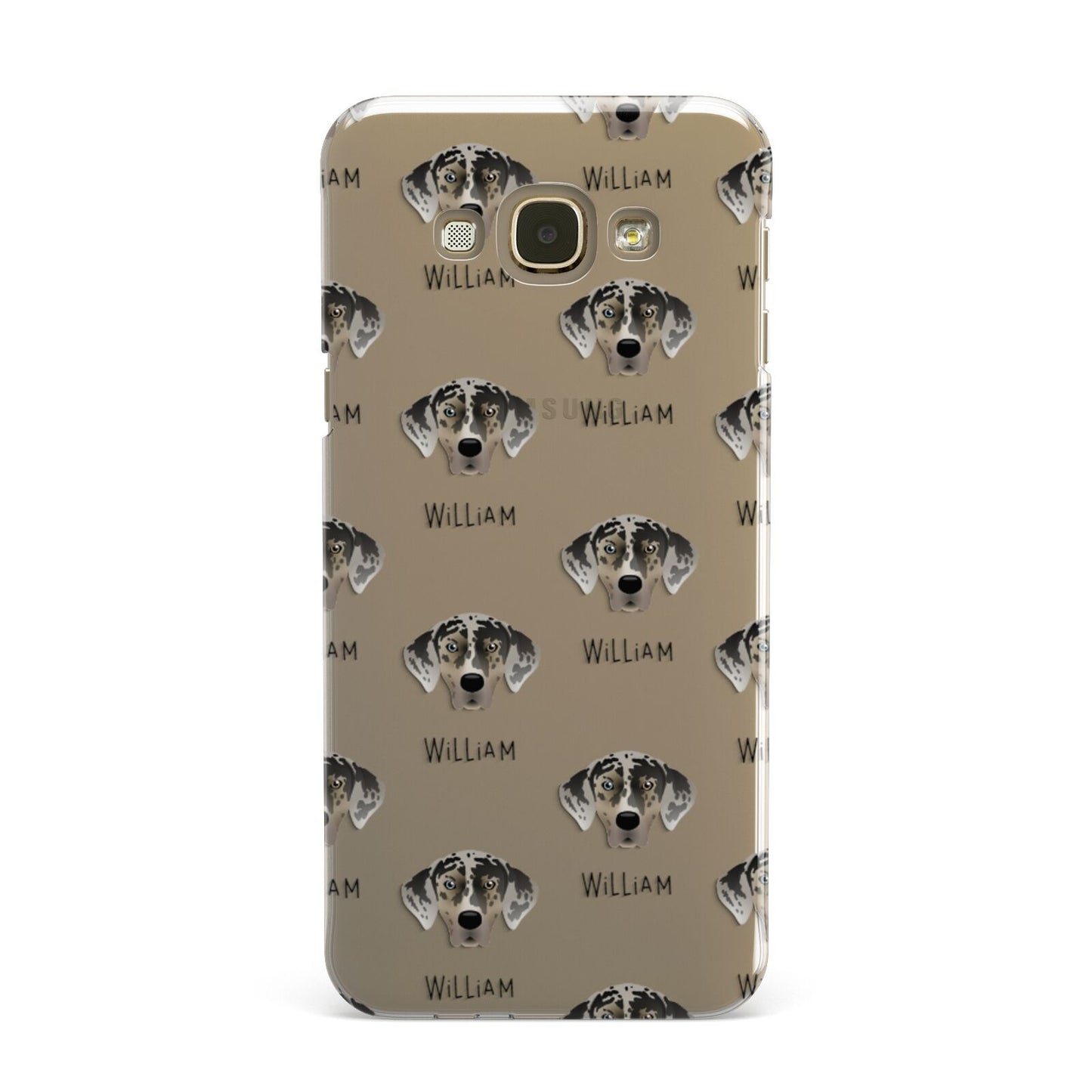 American Leopard Hound Icon with Name Samsung Galaxy A8 Case