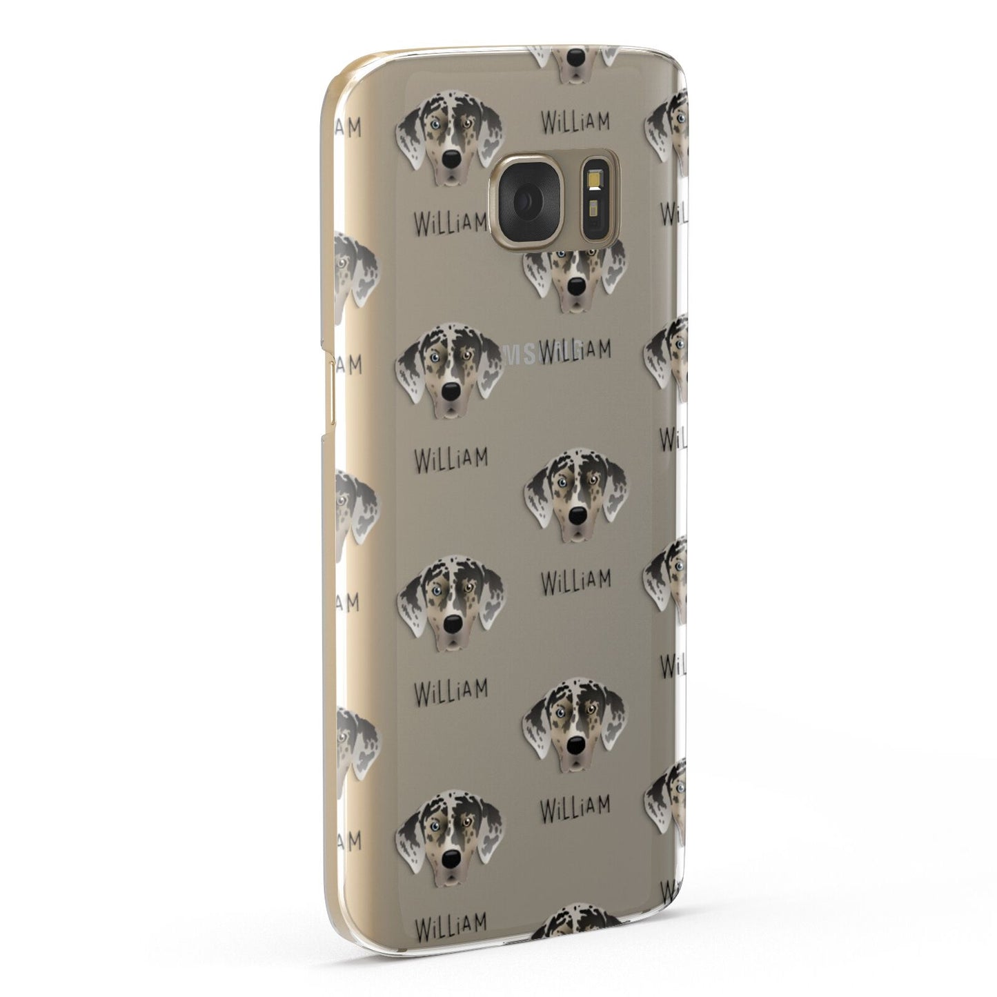 American Leopard Hound Icon with Name Samsung Galaxy Case Fourty Five Degrees