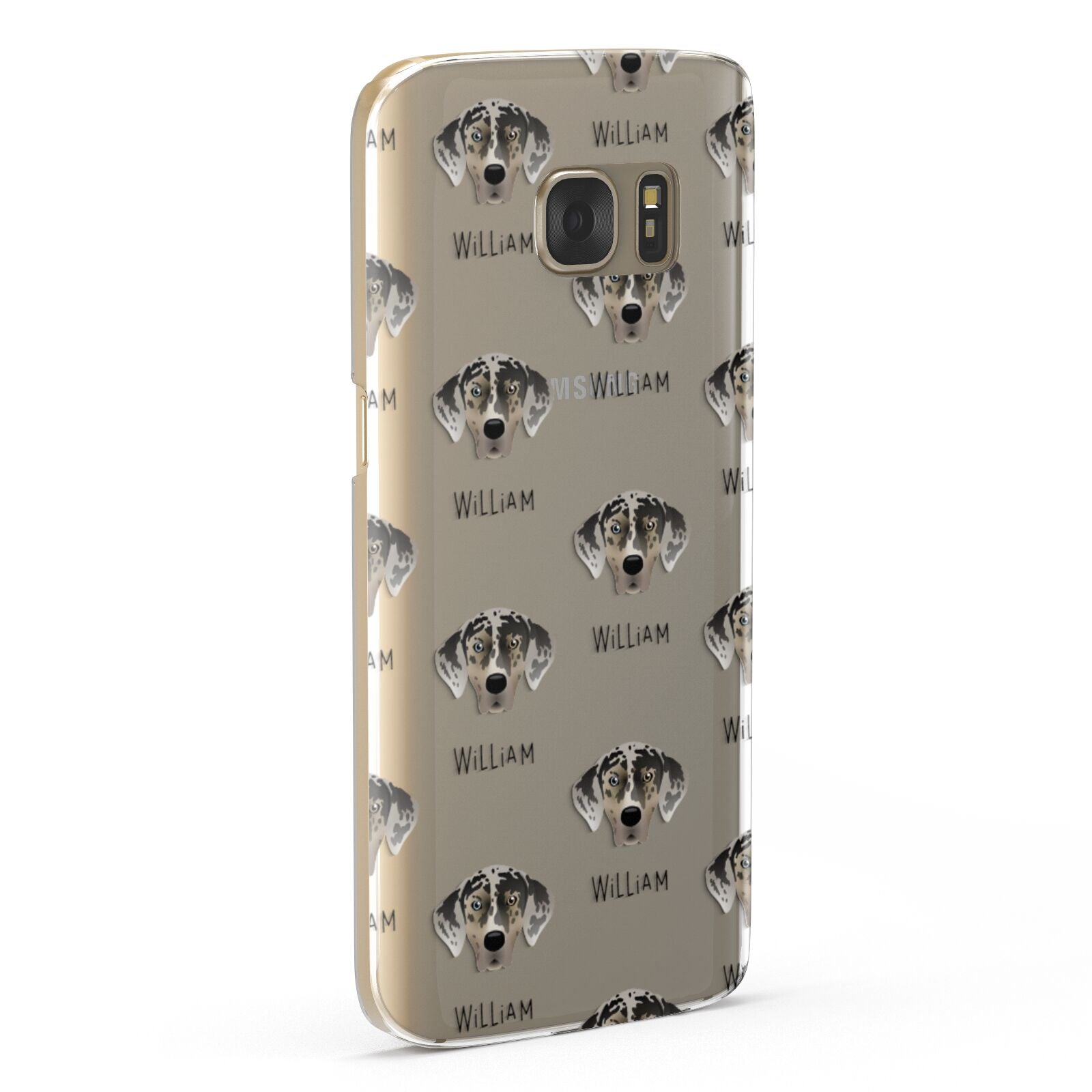 American Leopard Hound Icon with Name Samsung Galaxy Case Fourty Five Degrees
