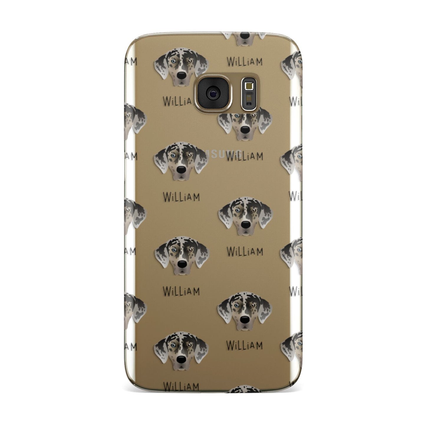 American Leopard Hound Icon with Name Samsung Galaxy Case