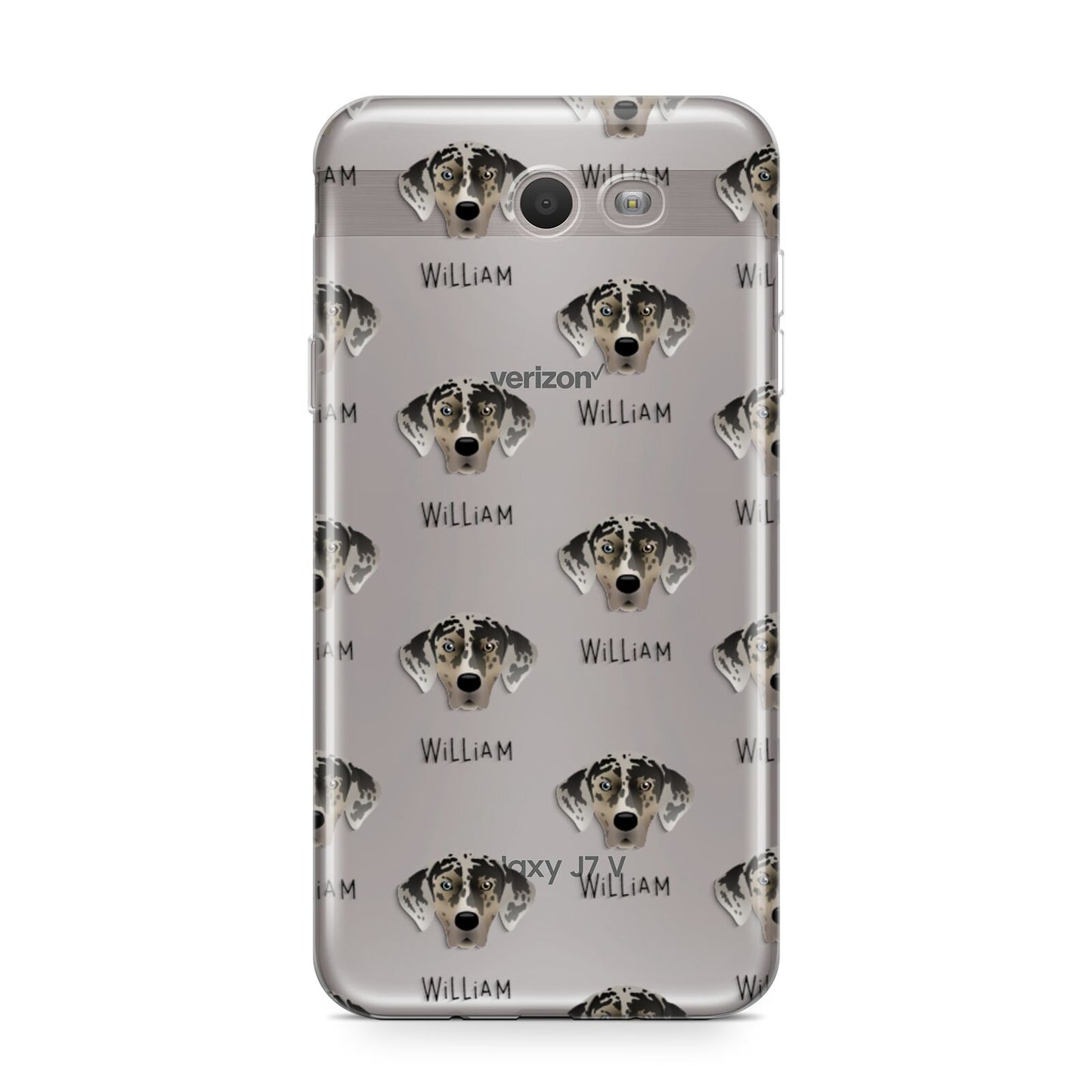 American Leopard Hound Icon with Name Samsung Galaxy J7 2017 Case