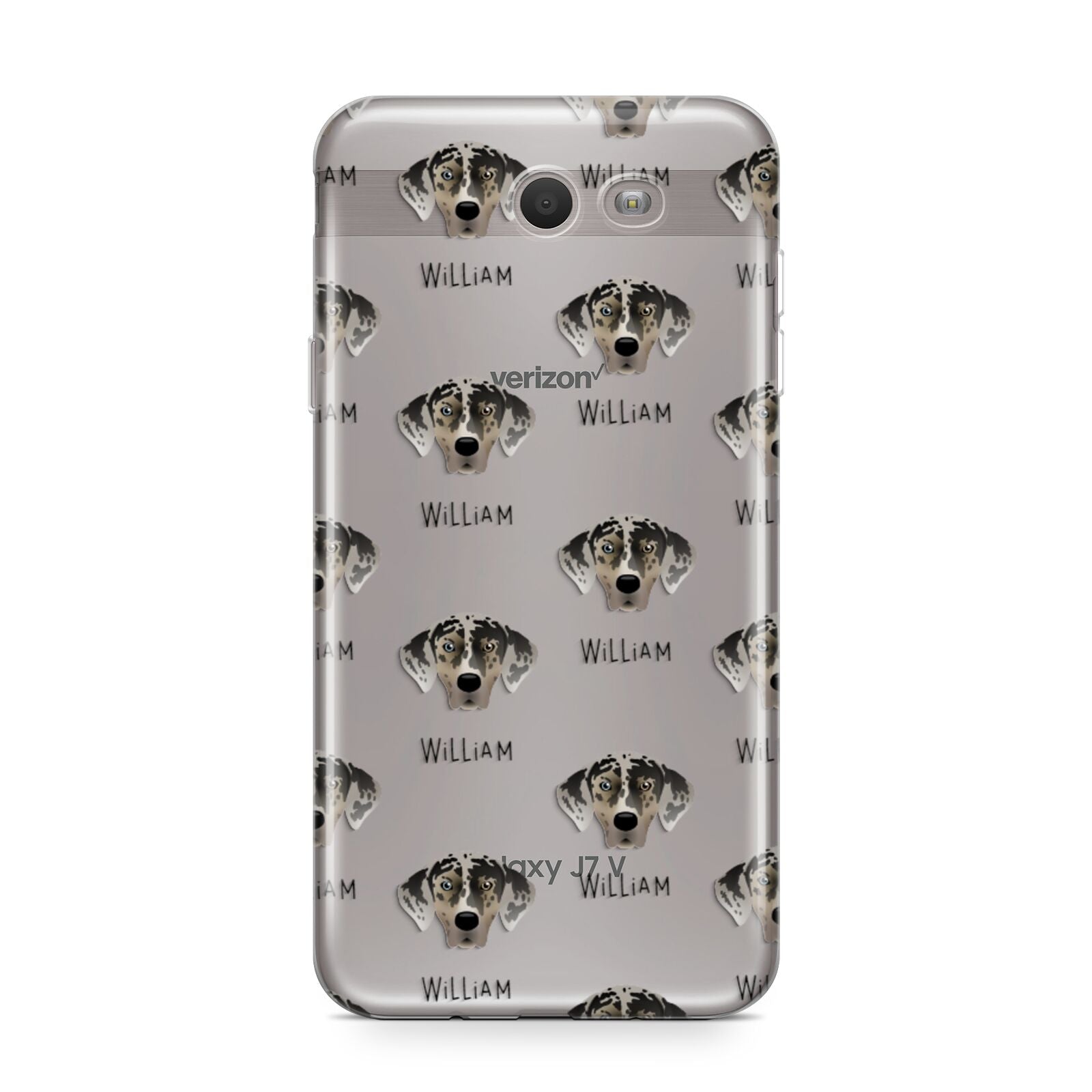American Leopard Hound Icon with Name Samsung Galaxy J7 2017 Case