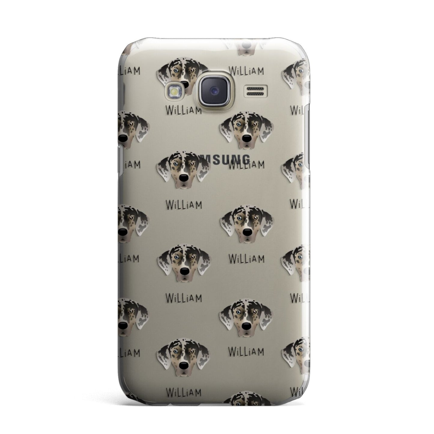 American Leopard Hound Icon with Name Samsung Galaxy J7 Case
