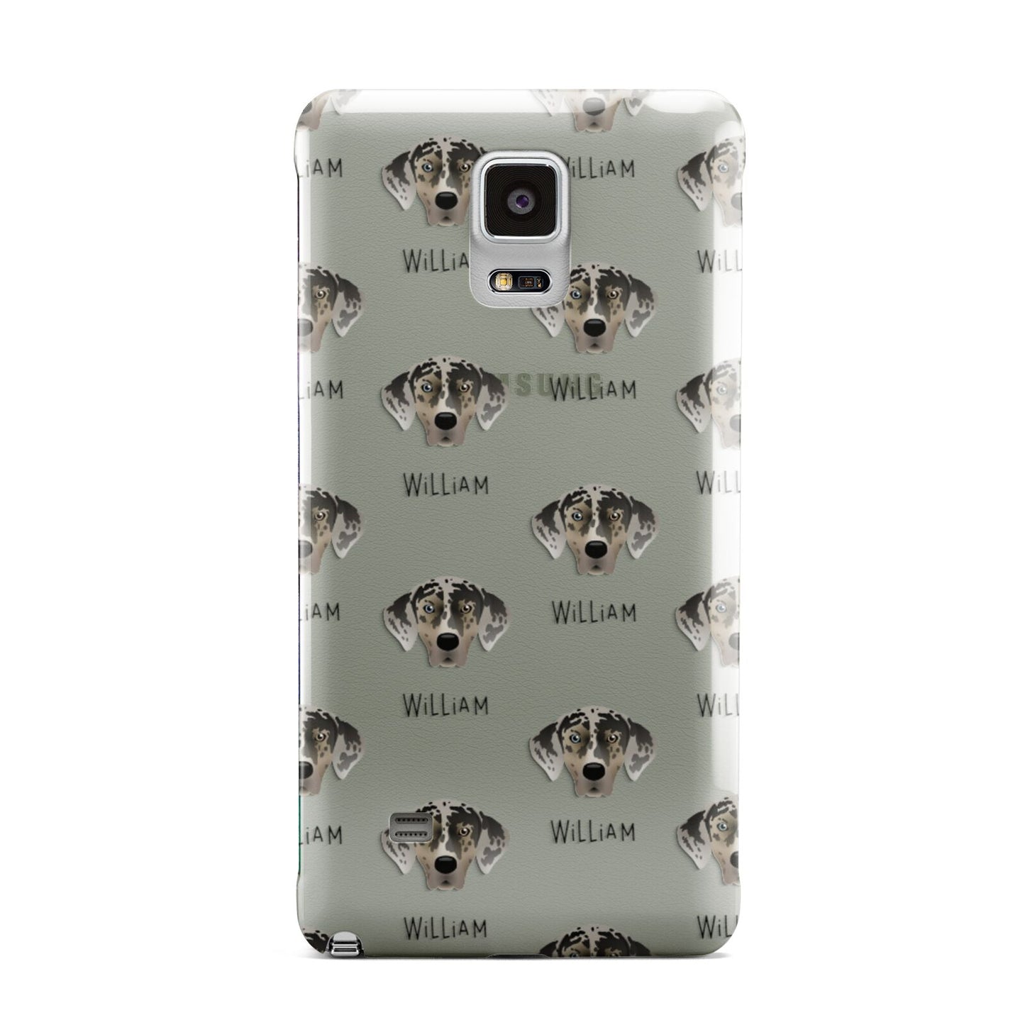 American Leopard Hound Icon with Name Samsung Galaxy Note 4 Case