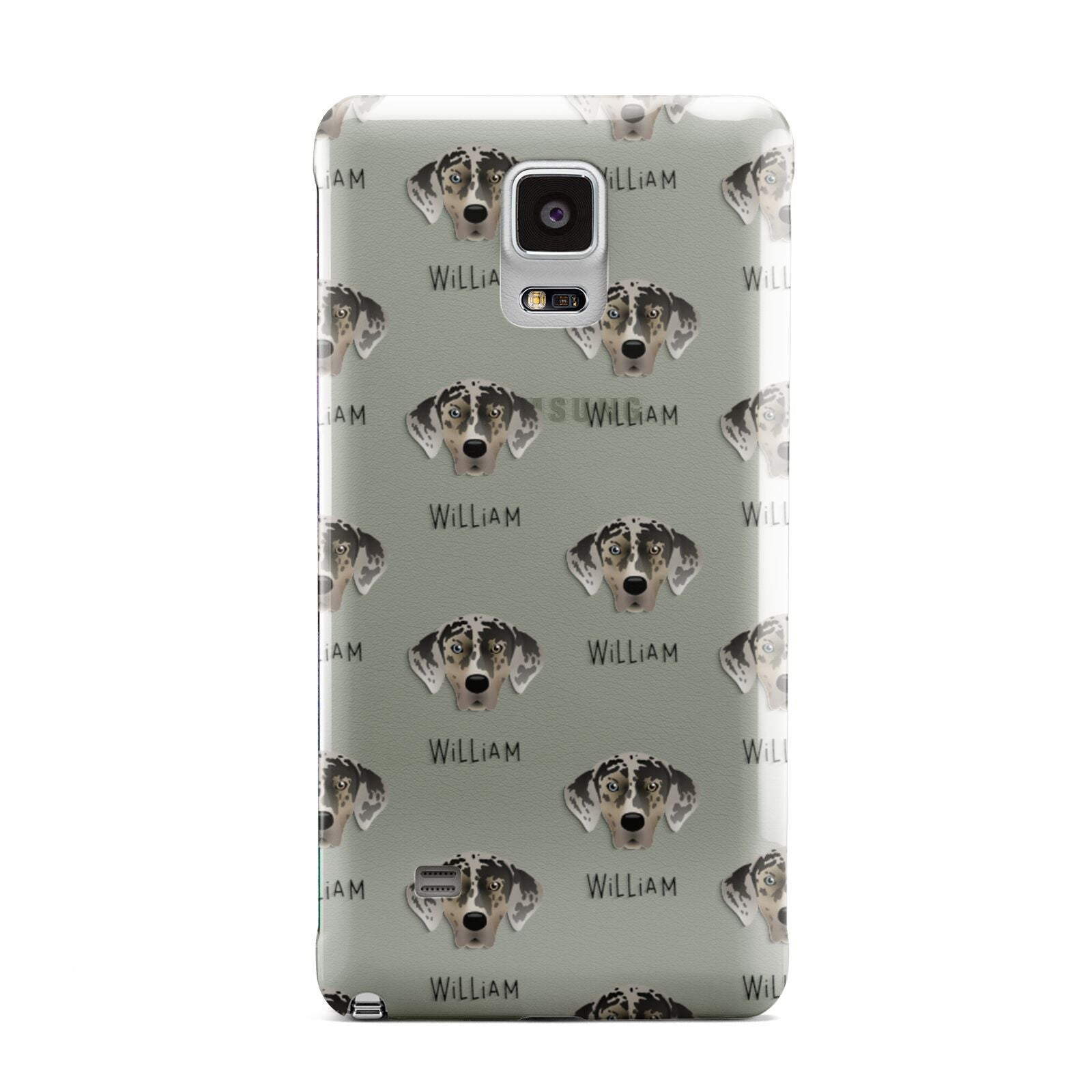 American Leopard Hound Icon with Name Samsung Galaxy Note 4 Case