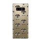 American Leopard Hound Icon with Name Samsung Galaxy Note 8 Case