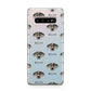 American Leopard Hound Icon with Name Samsung Galaxy S10 Plus Case