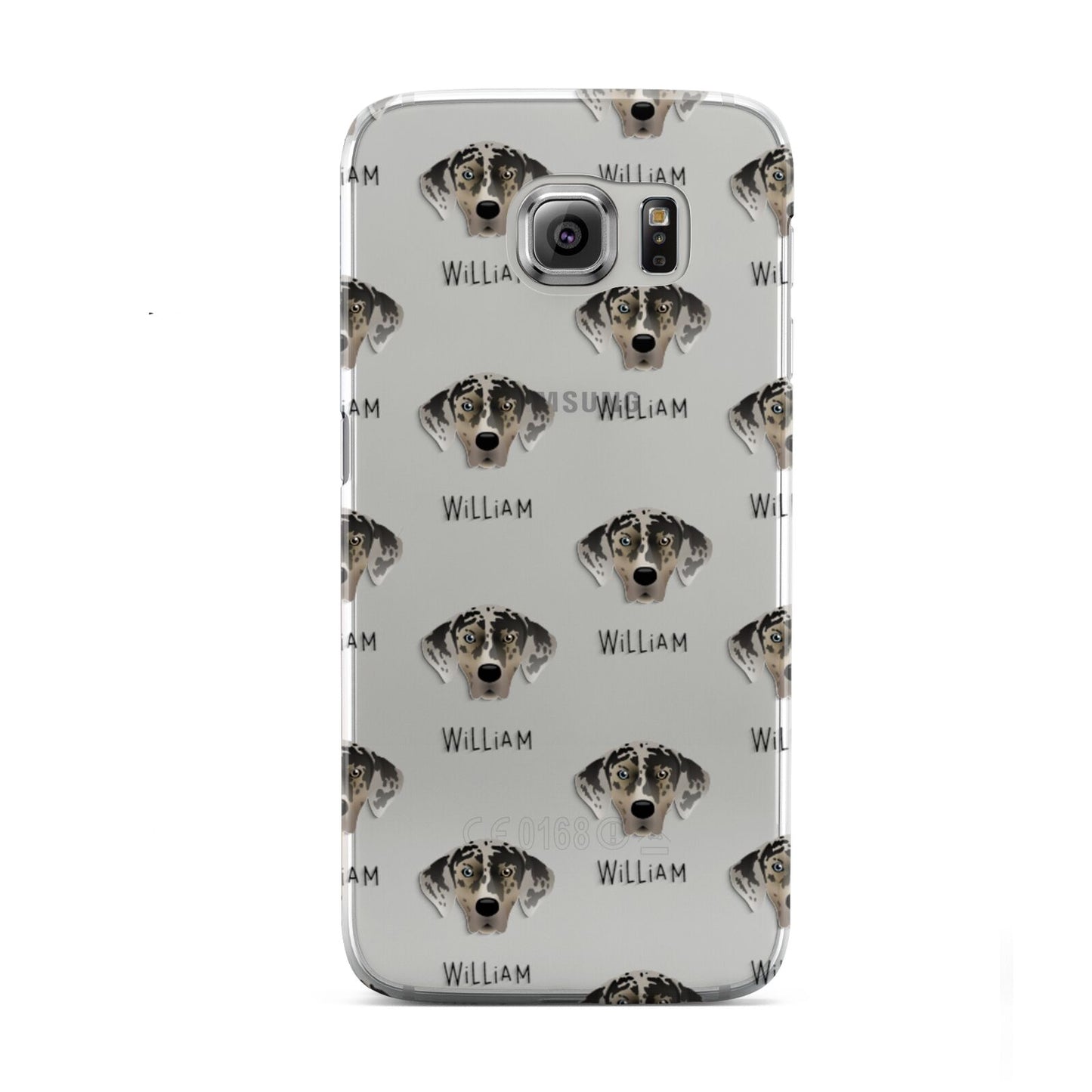 American Leopard Hound Icon with Name Samsung Galaxy S6 Case