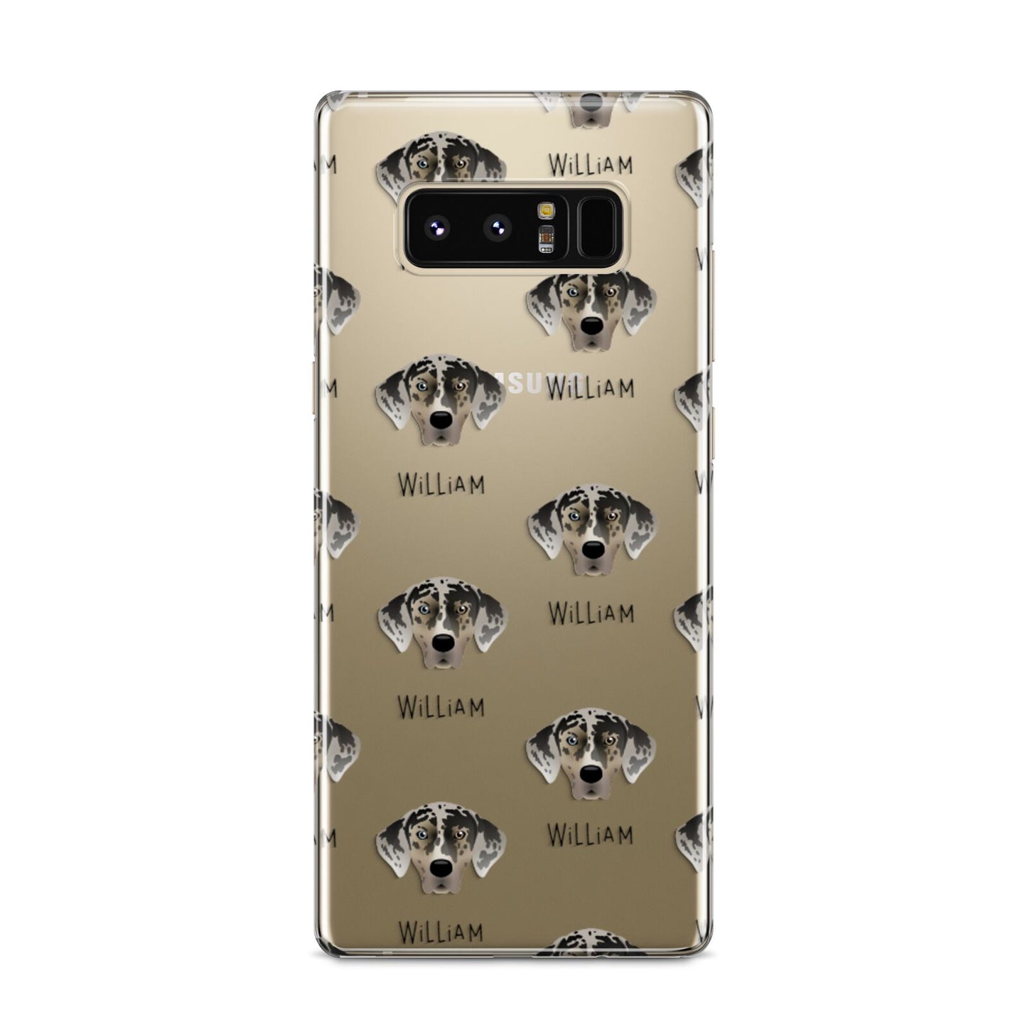 American Leopard Hound Icon with Name Samsung Galaxy S8 Case