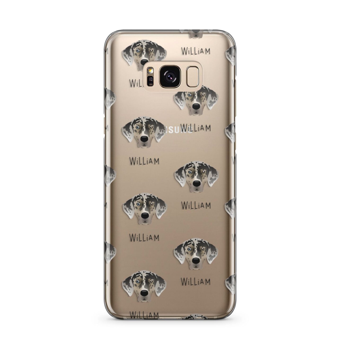 American Leopard Hound Icon with Name Samsung Galaxy S8 Plus Case