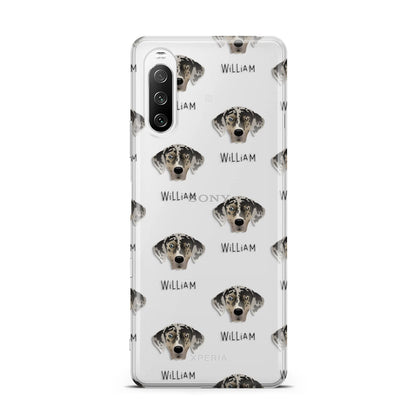 American Leopard Hound Icon with Name Sony Xperia 10 III Case