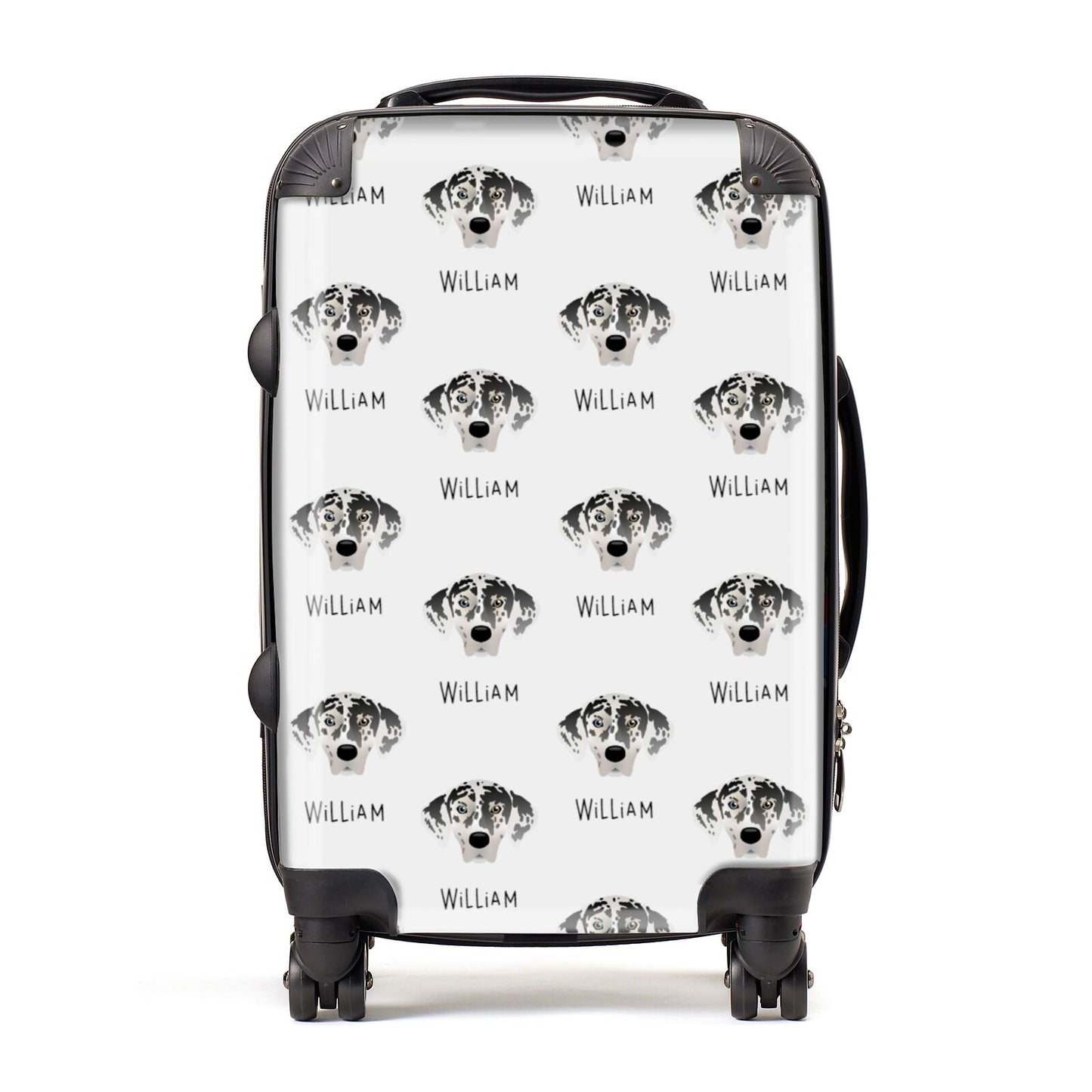 American Leopard Hound Icon with Name Suitcase