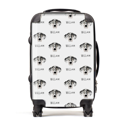 American Leopard Hound Icon with Name Suitcase