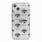 American Leopard Hound Icon with Name iPhone 13 TPU Impact Case with White Edges