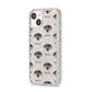 American Leopard Hound Icon with Name iPhone 14 Glitter Tough Case Starlight Angled Image