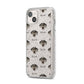 American Leopard Hound Icon with Name iPhone 14 Plus Glitter Tough Case Starlight Angled Image