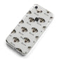 American Leopard Hound Icon with Name iPhone 8 Bumper Case on Silver iPhone Alternative Image
