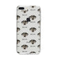 American Leopard Hound Icon with Name iPhone 8 Plus Bumper Case on Silver iPhone