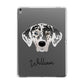 American Leopard Hound Personalised Apple iPad Grey Case