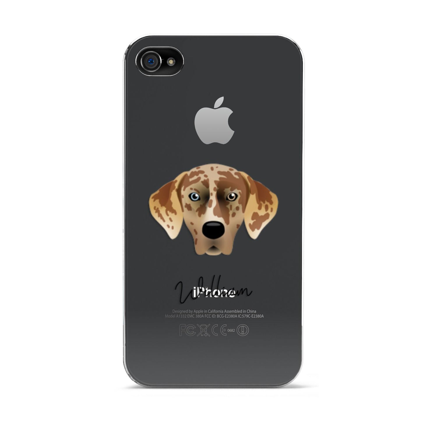 American Leopard Hound Personalised Apple iPhone 4s Case