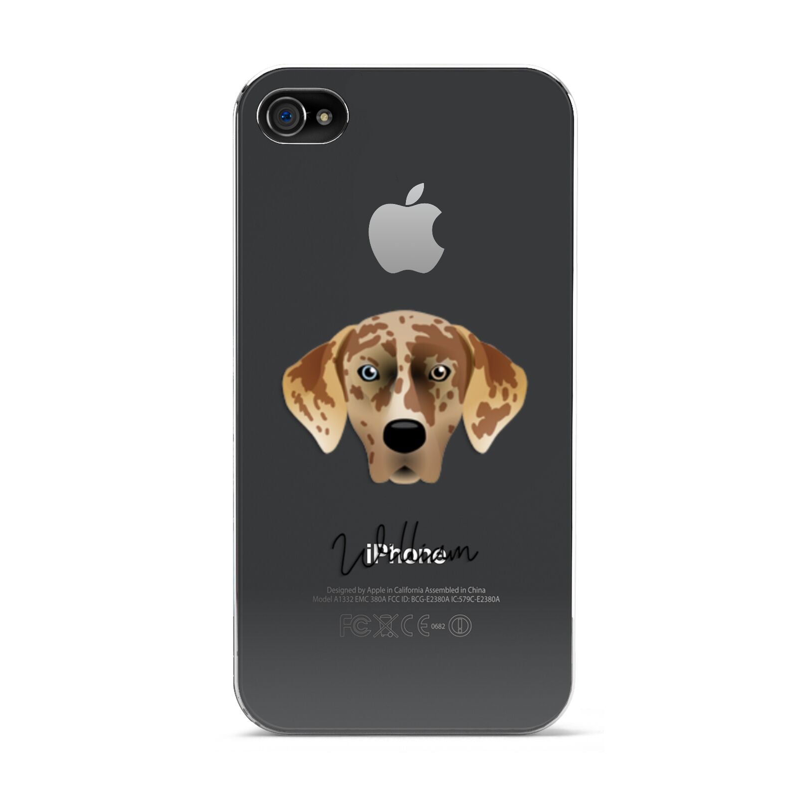 American Leopard Hound Personalised Apple iPhone 4s Case