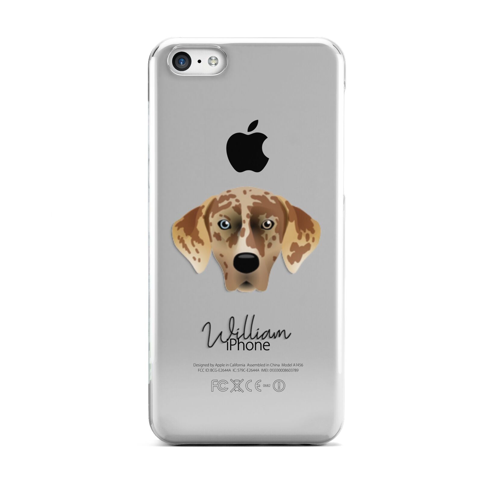 American Leopard Hound Personalised Apple iPhone 5c Case