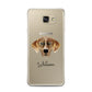 American Leopard Hound Personalised Samsung Galaxy A7 2016 Case on gold phone