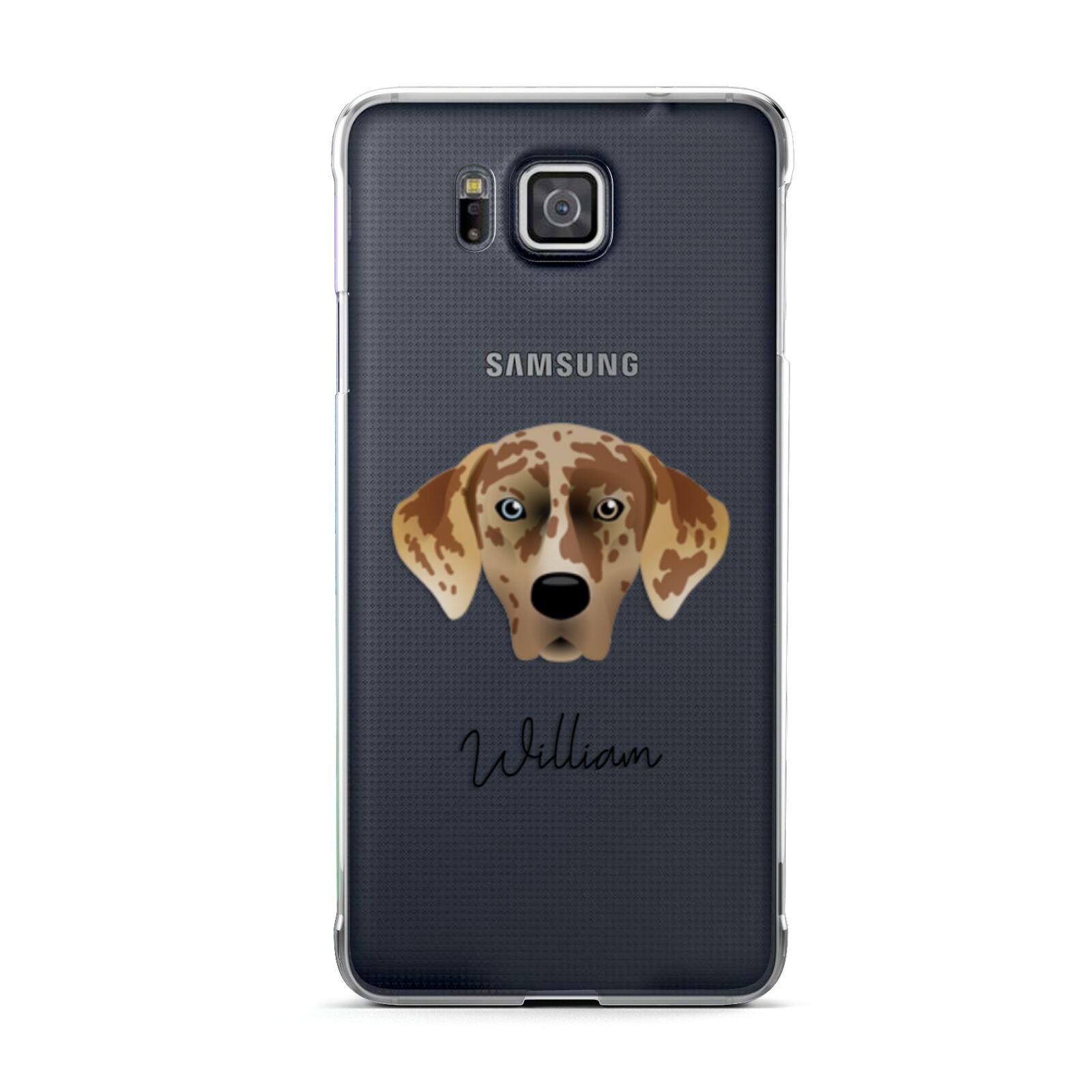 American Leopard Hound Personalised Samsung Galaxy Alpha Case