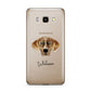 American Leopard Hound Personalised Samsung Galaxy J7 2016 Case on gold phone