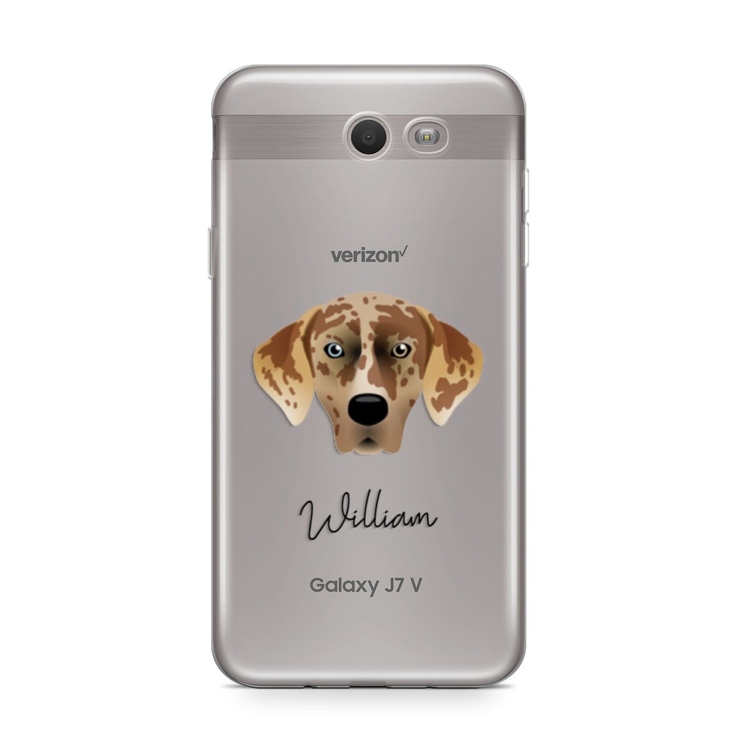 American Leopard Hound Personalised Samsung Galaxy J7 2017 Case