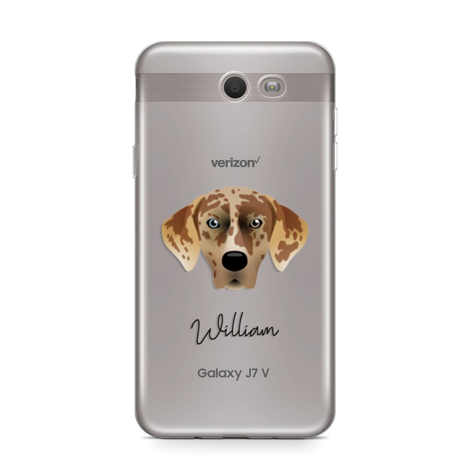 American Leopard Hound Personalised Samsung Galaxy J7 2017 Case