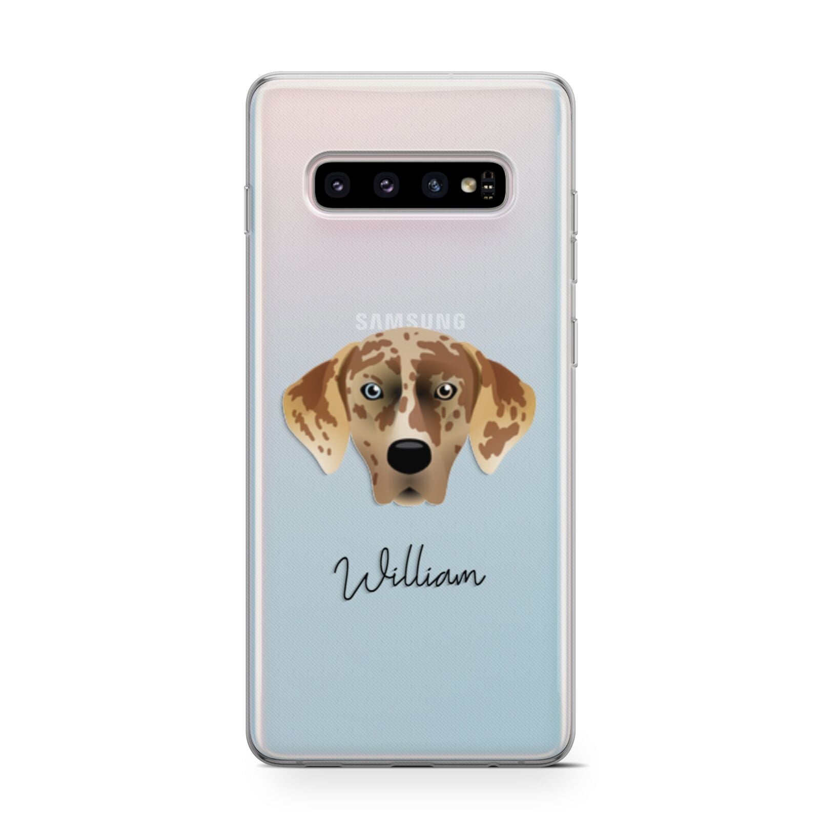 American Leopard Hound Personalised Samsung Galaxy S10 Case