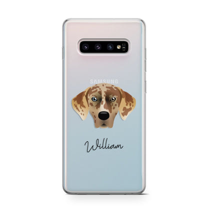 American Leopard Hound Personalised Samsung Galaxy S10 Case