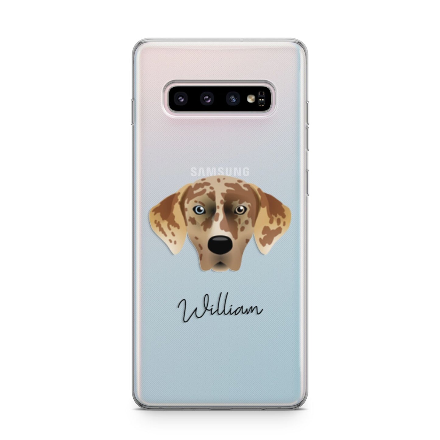 American Leopard Hound Personalised Samsung Galaxy S10 Plus Case