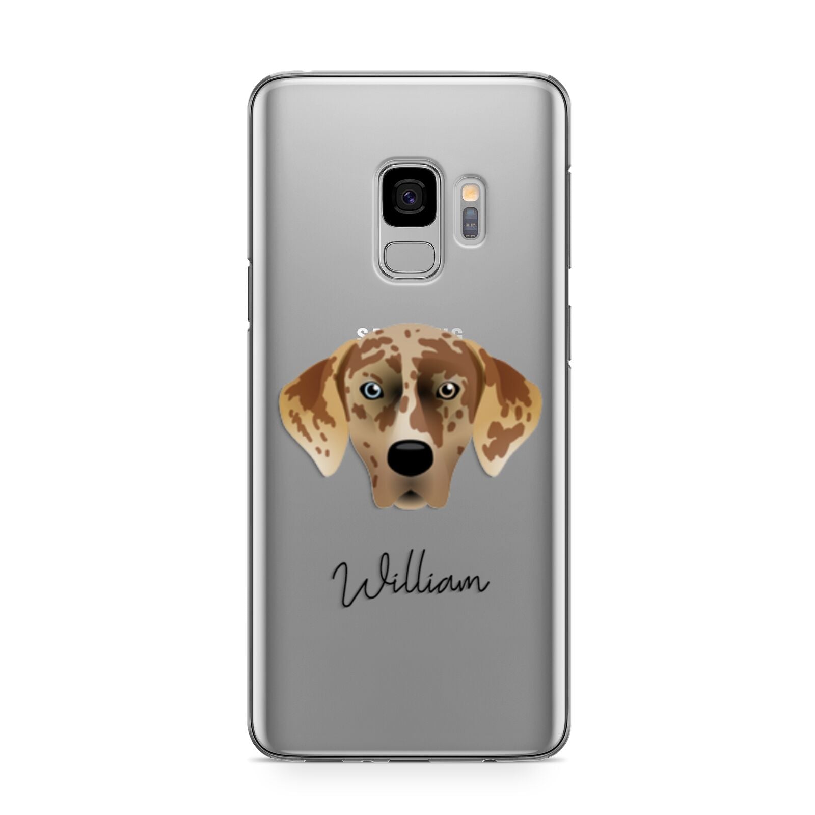 American Leopard Hound Personalised Samsung Galaxy S9 Case